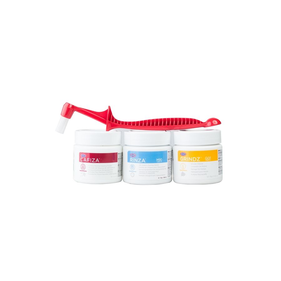 Urnex Starter Kit set za čišćenje i održavanje mlina i aparata za kavu