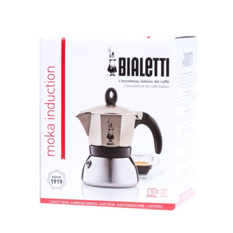 Bialetti Moka Induction za 3 šalice – zlatna