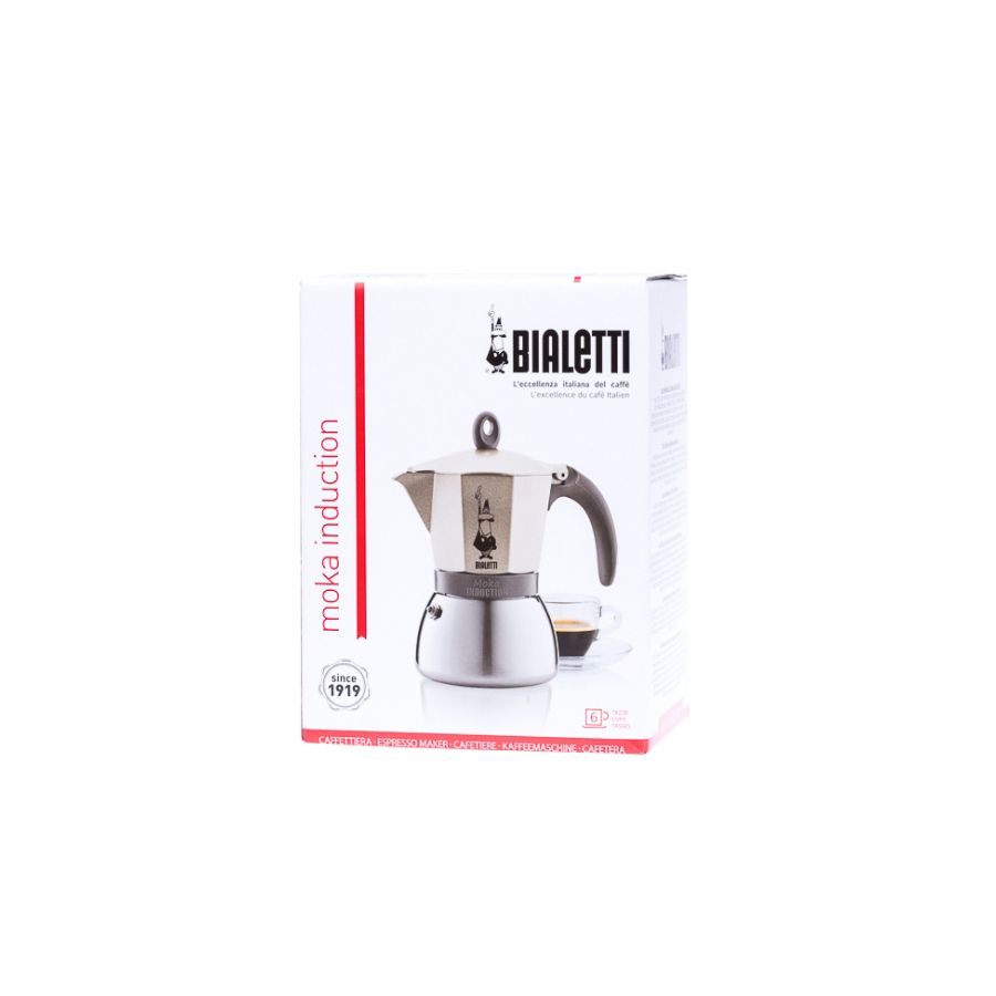 Bialetti Moka Induction za 6 šalica – zlatna