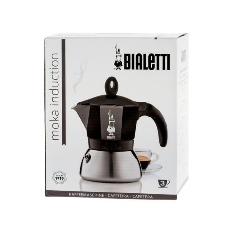 Bialetti Moka Induction za 3 šalice – crna