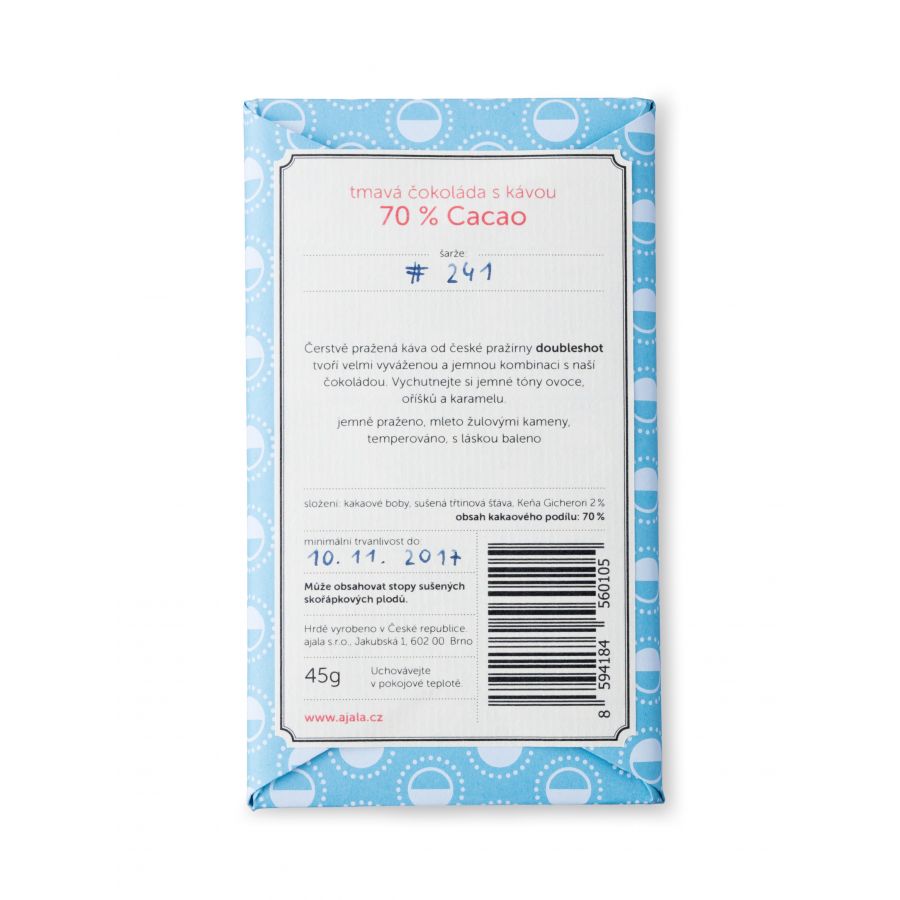 Ajala kava čokolada 70%