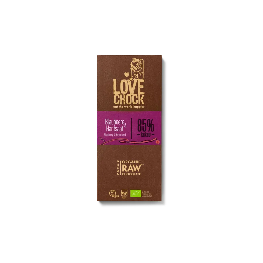 Chocolate Lovechock - borovnice i sjemenke konoplje Chocolate Lovechock - borovnice i sjemenke konoplje