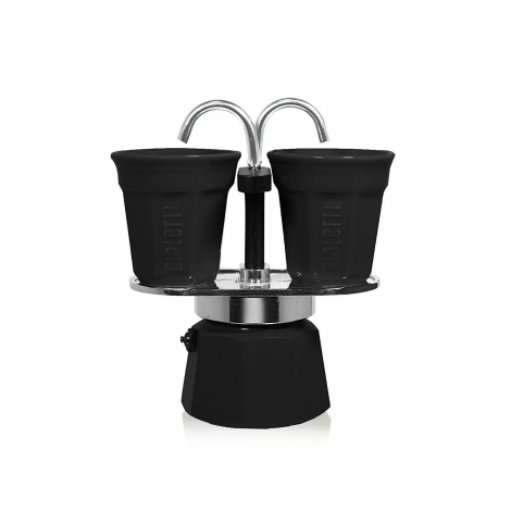 Bialetti Mini Express poklon-set za 2 šalice – crni