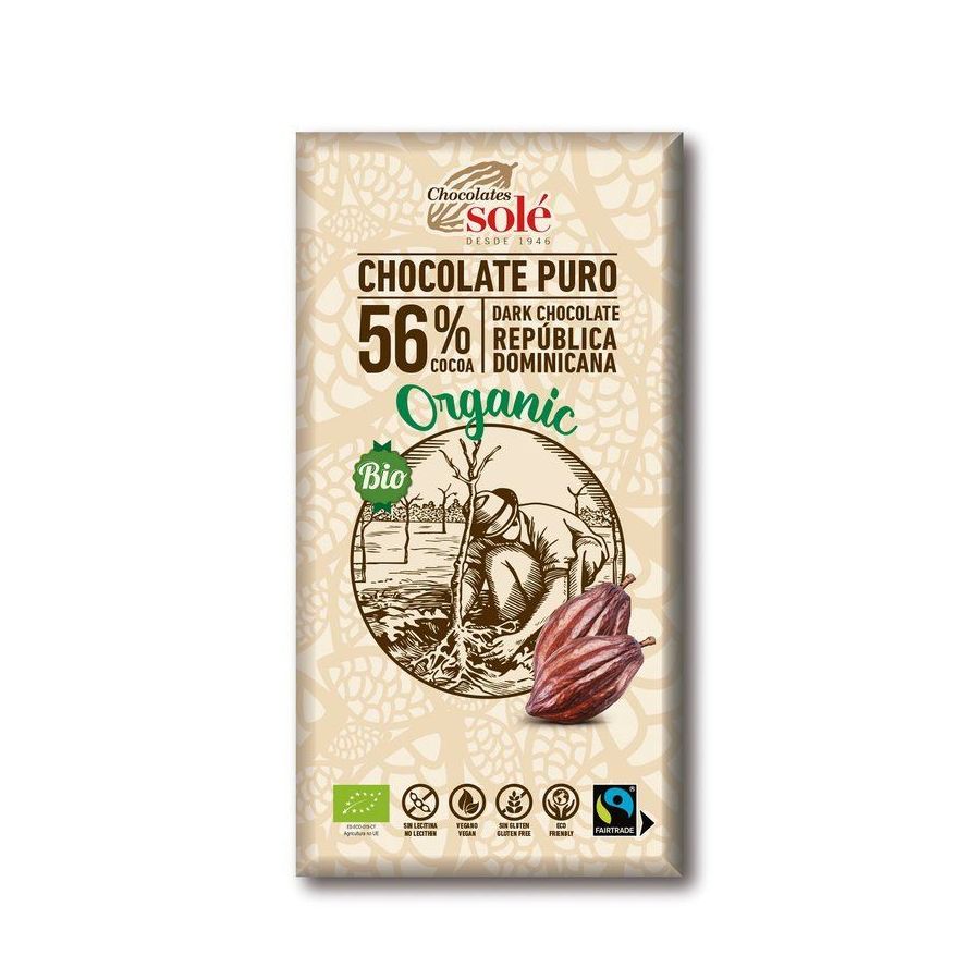 Solé organska čokolada 56%