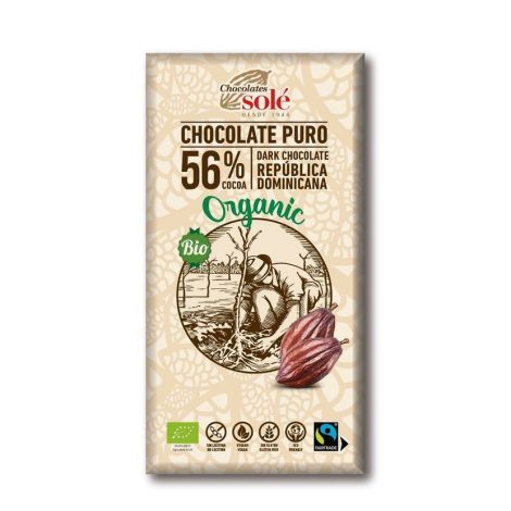 Čokoláda Chocolates Solé - 56% bio čokoláda