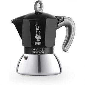 Bialetti Moka Induction za 2 šalice – crni, rabljeno
