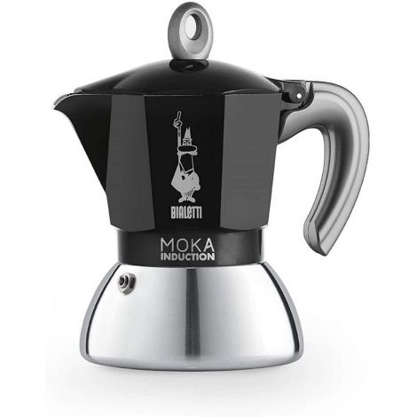 Bialetti Moka Induction za 2 šalice – crni, rabljeno