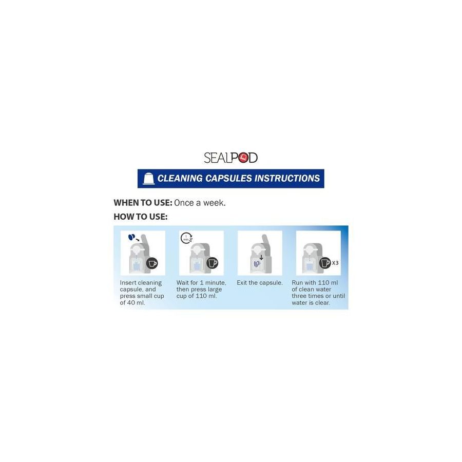 Sealpod Cleaning Kit kapsule - Nespresso ® set za čišćenje