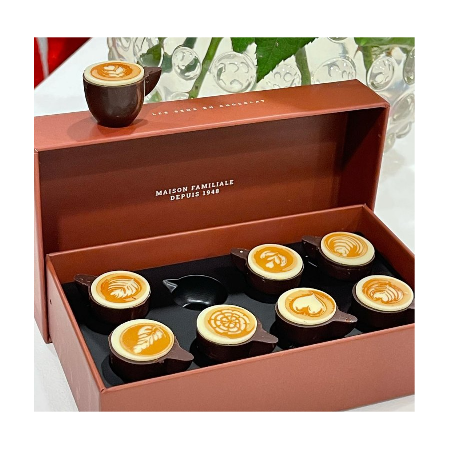 Čokoladna Bonboniéra Michel Cluizel "8 Cappuccino" - POPUST