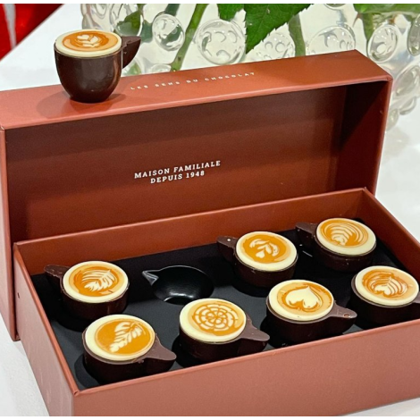 Čokoladna Bonboniéra Michel Cluizel "8 Cappuccino" - POPUST