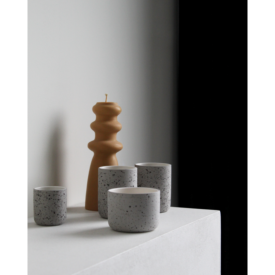 Kaffia Style Cappuccino šalica 130 ml - siva