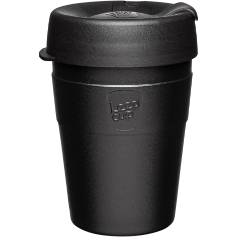 KeepCup Thermal Black z nerezové oceli M 340ml