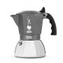 Moka lončić Bialetti Brikka s patentiranim ventilom za jedinstvenu kremu i kraću ekstrakciju pri višem tlaku . Verzija za indukcijsko kuhalo . Zapremina: 170ml .