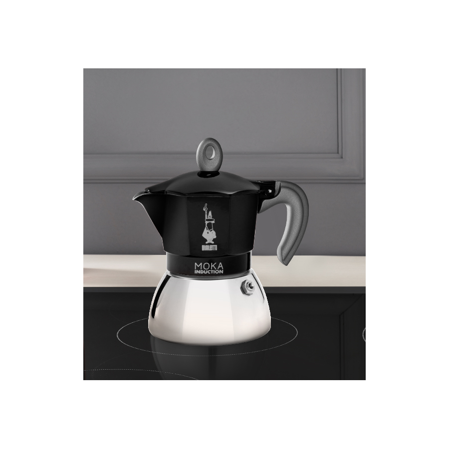Bialetti Moka Induction 2 šalice crna NOVO