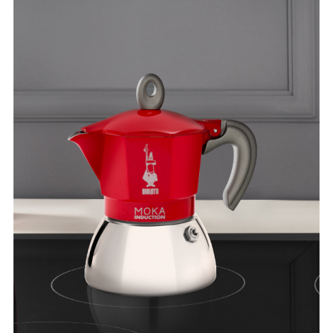 Bialetti Moka Induction 2 šalice crvena NOVO