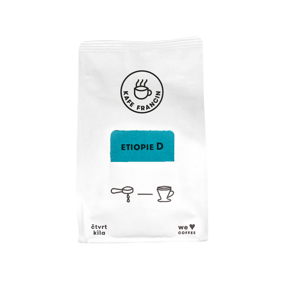 Kafe Francin Etiopie Jimma DECAF 250g