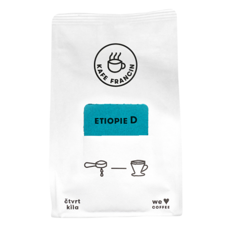 Kafe Francin Etiopie Jimma DECAF 250g