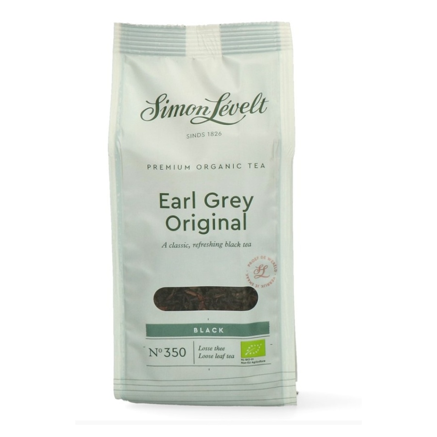 Crni tekući čaj Earl Grey Simon Lévelt BIO 90 g