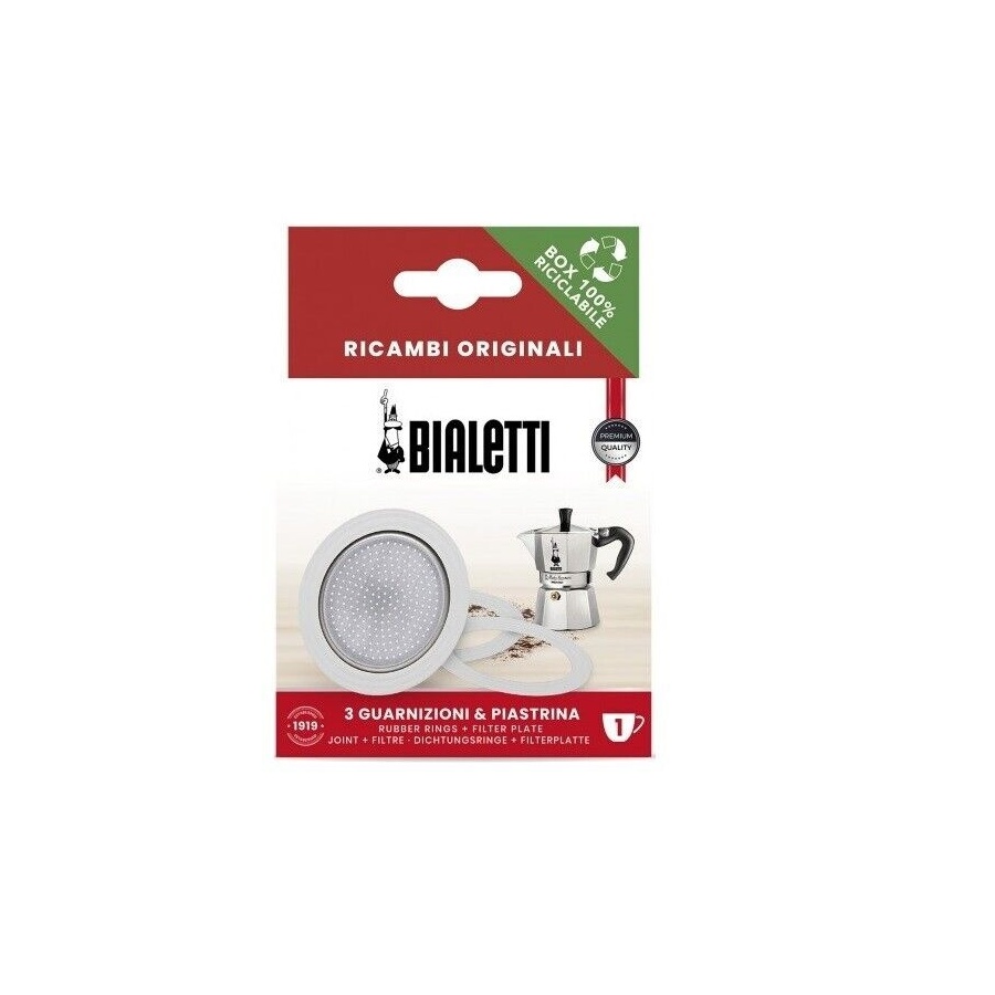Seal Bialetti aluminijski aparat za kavu 1 šalica