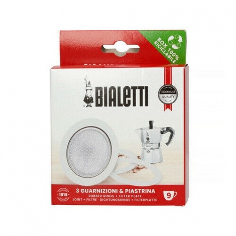 Seal Bialetti aluminijski aparat za kavu 9 šalica