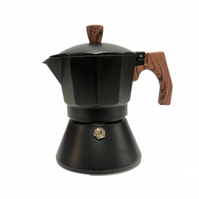 Moka kuhalo za vodu Kaffia Black 3 šalice