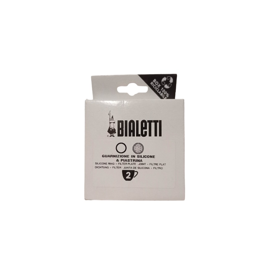 Seal Bialetti Mukka Express aluminijski aparat za cappuccino 2 šalice