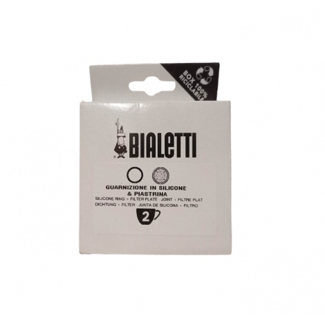 Seal Bialetti Mukka Express aluminijski aparat za cappuccino 2 šalice