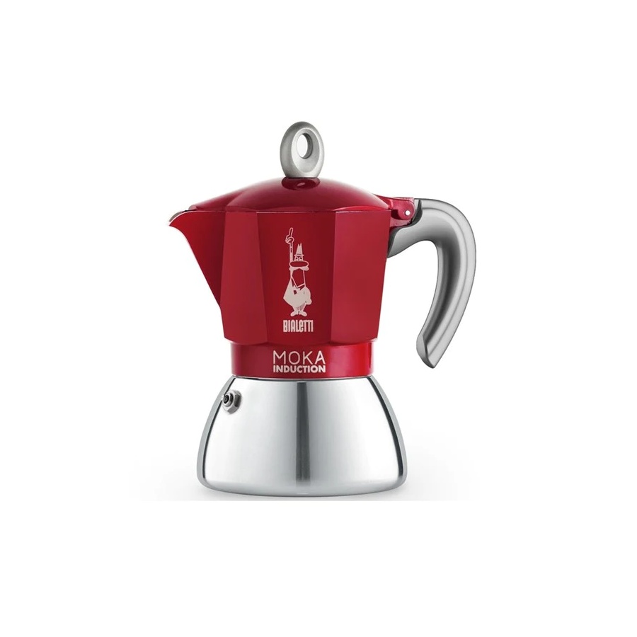 Bialetti Moka Induction 6 šalica crvena NOVO