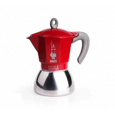 Bialetti Moka Induction 6 šalica crvena NOVO