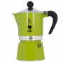 Bialetti Rainbow 3 zeleni moka čajnik
