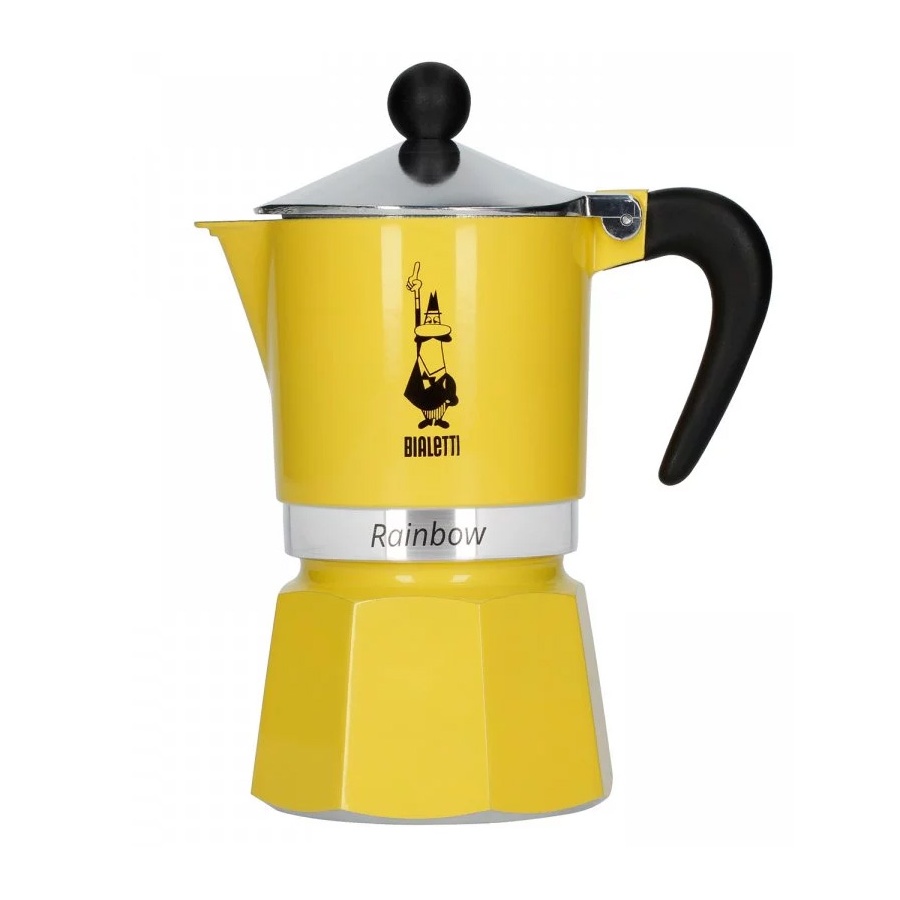 Bialetti Rainbow 3 žuti mocha čajnik