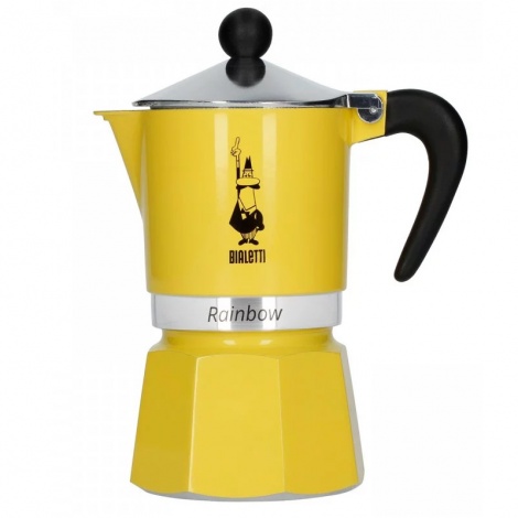 Bialetti Rainbow 3 žuti mocha čajnik