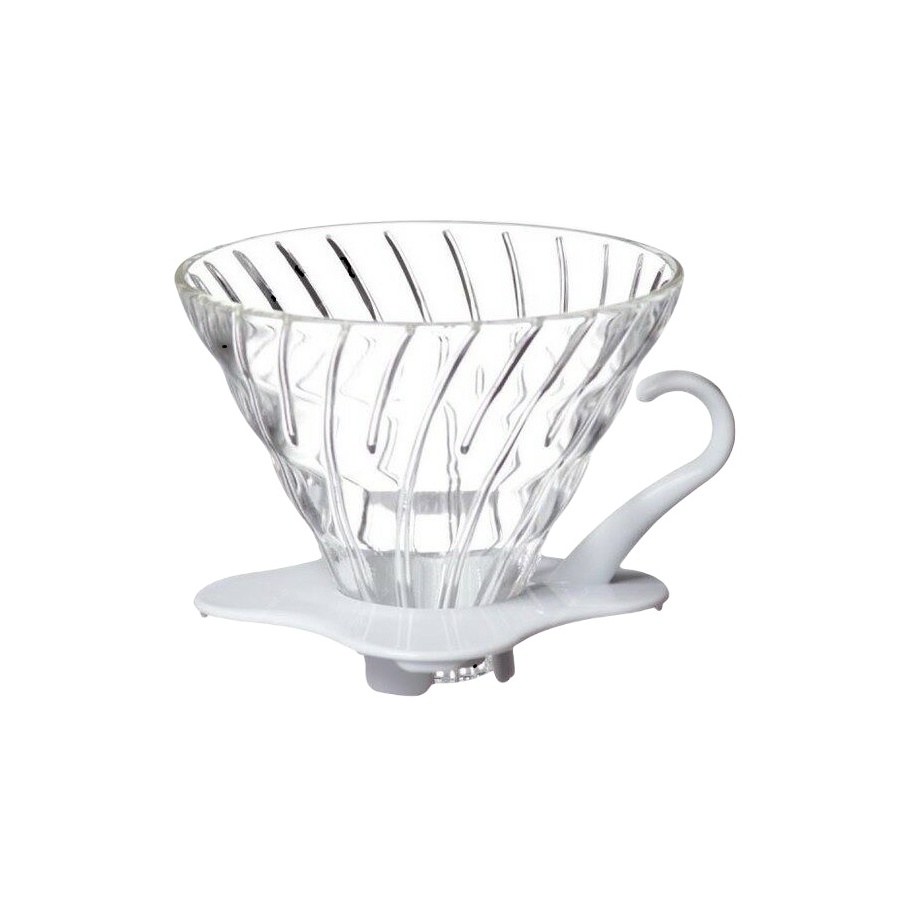 Hario staklena kapaljka V60-01- bijela (VDGR-01-W)