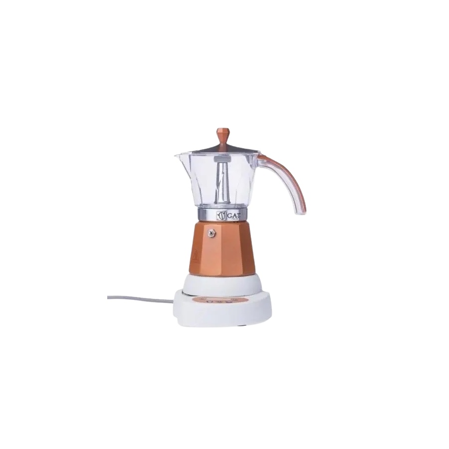 GAT Vintage 4-6 električni Moka kuhalo za vodu smeđe - KARABLJENO / SNIŽENO