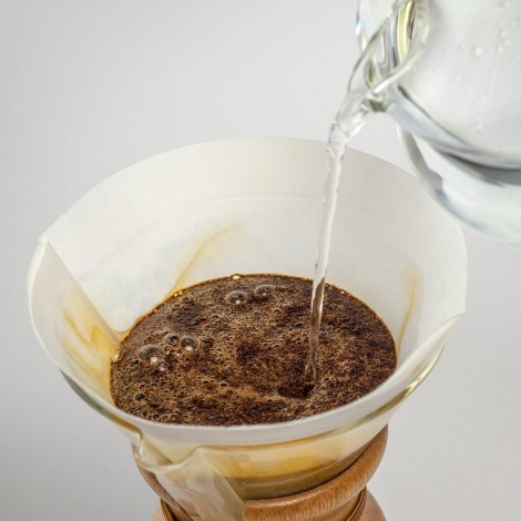 Bijeli papirnati filtri Chemex za 4–13 šalica – unfolded