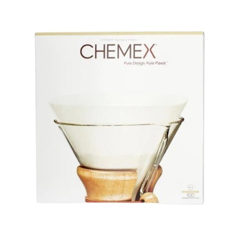 Filtry papírové Chemex 6-10 šálků - bílé Unfolded