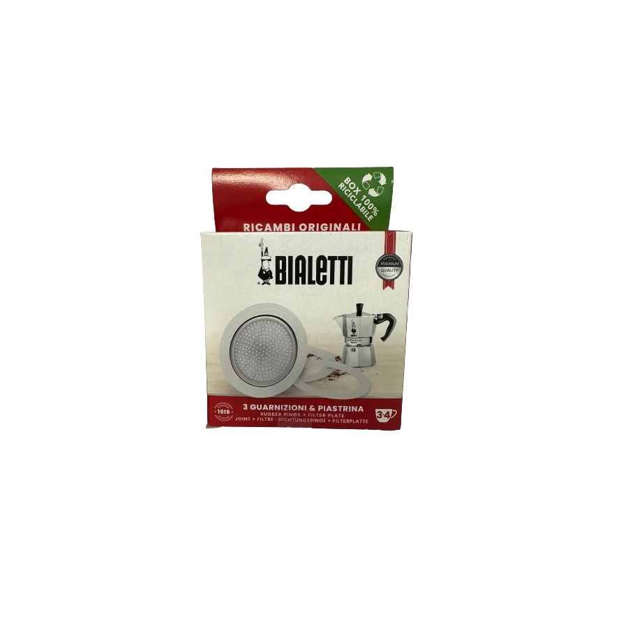 Seal Bialetti aluminijski aparat za kavu 3-4 šalice