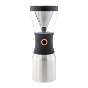 Asobu Cold Brewer - aparat za kavu za ledenu i toplu kavu - srebrni