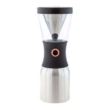Asobu Cold Brewer - aparat za kavu za ledenu i toplu kavu - srebrni