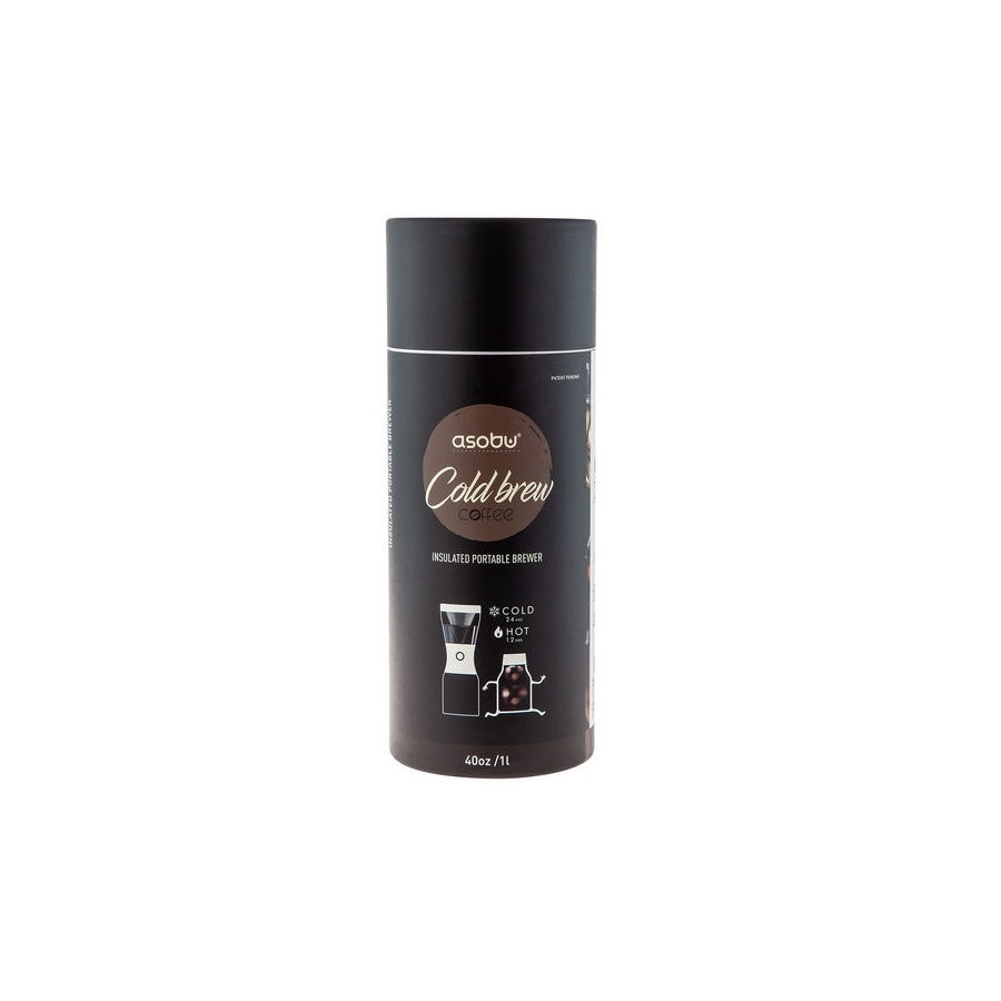 Asobu Cold Brewer - aparat za kavu za ledenu i toplu kavu - srebrni