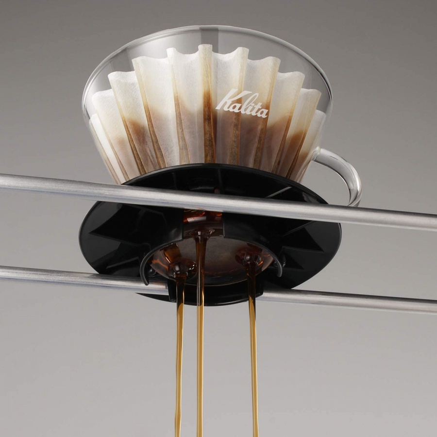 Dripper Kalita Wave 185 Black - staklo
