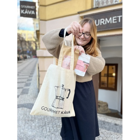 Platnena torba - mocha pot