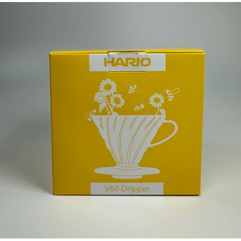Hario Dripper V60 -02T Sunflower Yellow - plastika