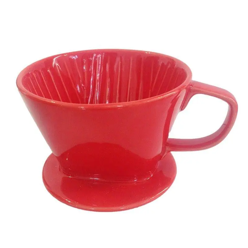 Kaffia keramički drip 2-4 šalice crvene boje