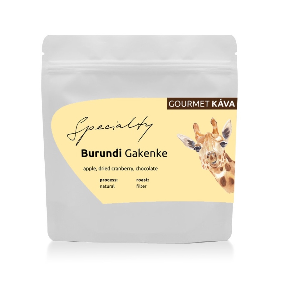 Gurmanska kava Specialty Burundi Gakenke 250g