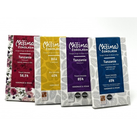 Čokolada Míšina čokolada, bijela čokolada s vanilijom, 40%