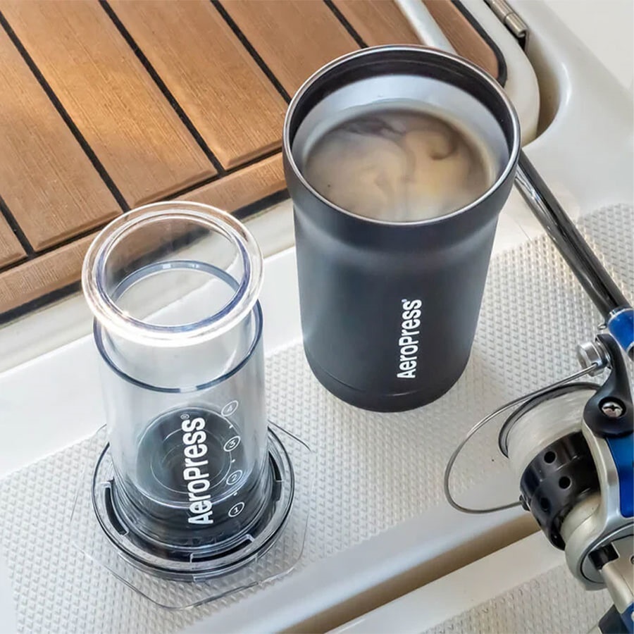 Aeropress GO Plus Travel System - crni