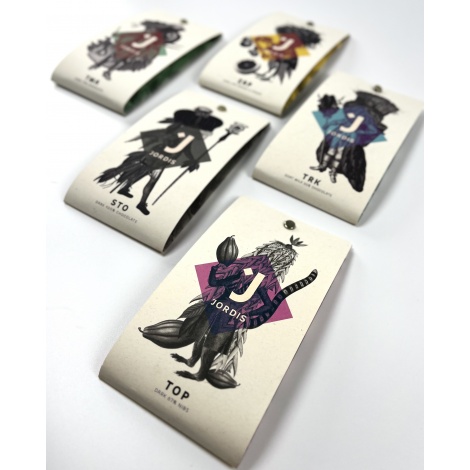 Jordis 67% crna čokolada s komadićima kakaovih zrna 50g