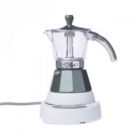 G.A.T. Vintage 2-4 elektrická moka konvice zelená
