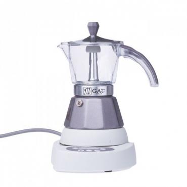 GAT Vintage 4-6 električni Moka kuhalo za vodu sivo